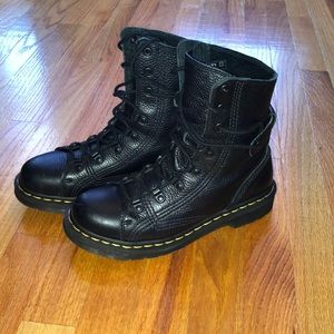 Beautiful Dr. Martens Black Coraline Boots